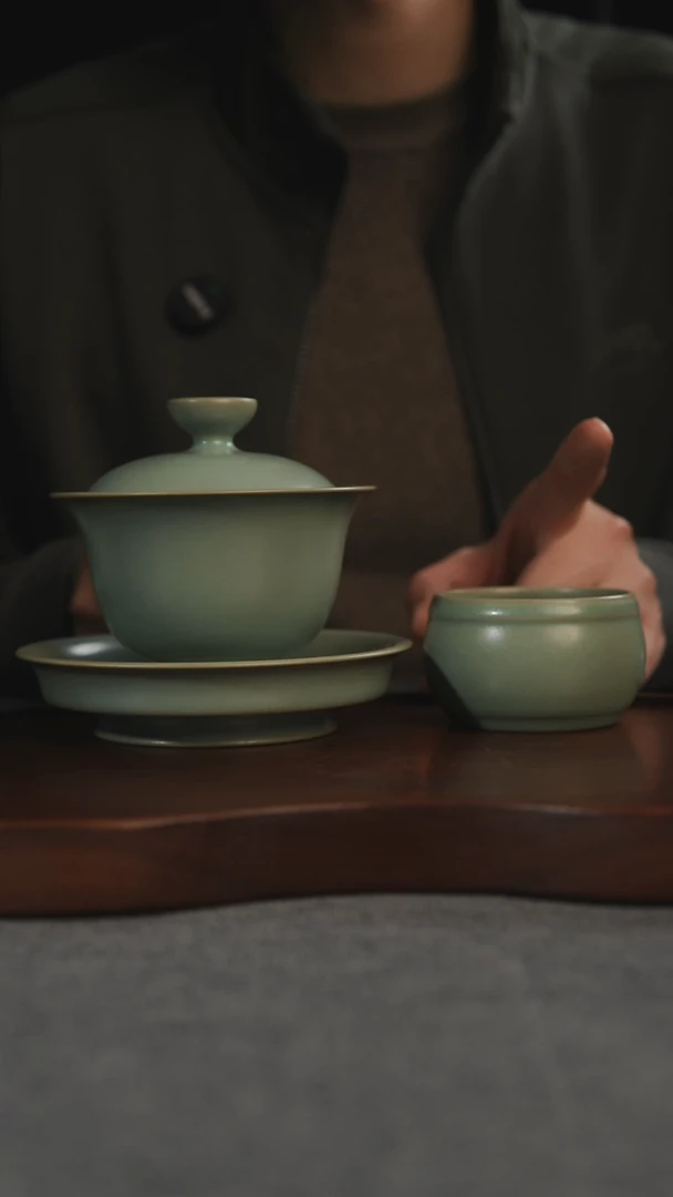 杯子瓷?***?汝州原产地原矿仿古老釉q