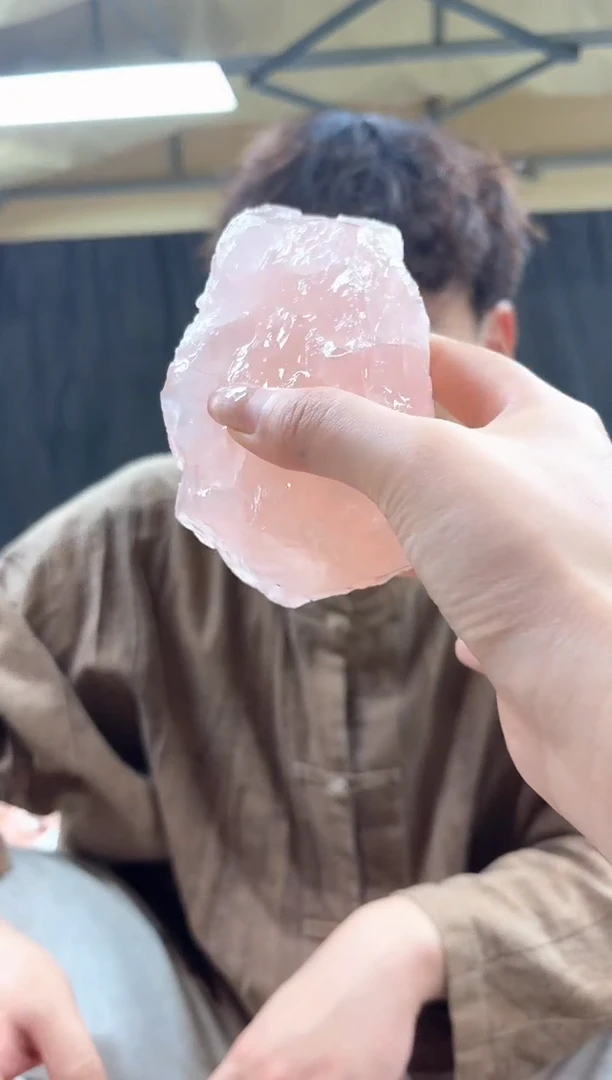 未镶嵌水晶大型摆件（非配饰）粉水晶 484