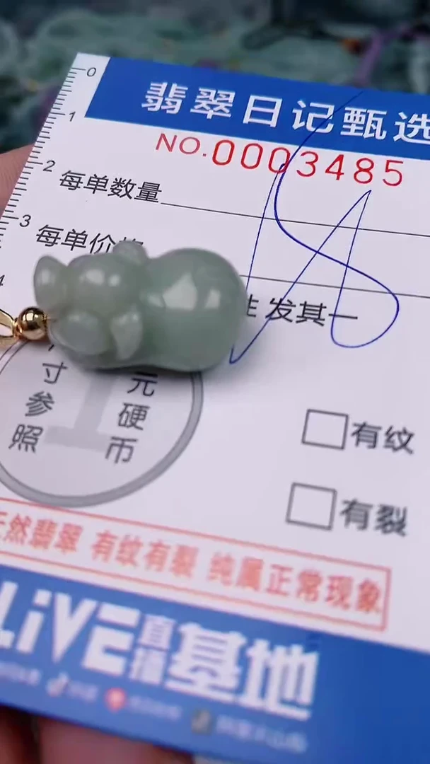 【闪购商品】翡翠颈饰未镶嵌00003485