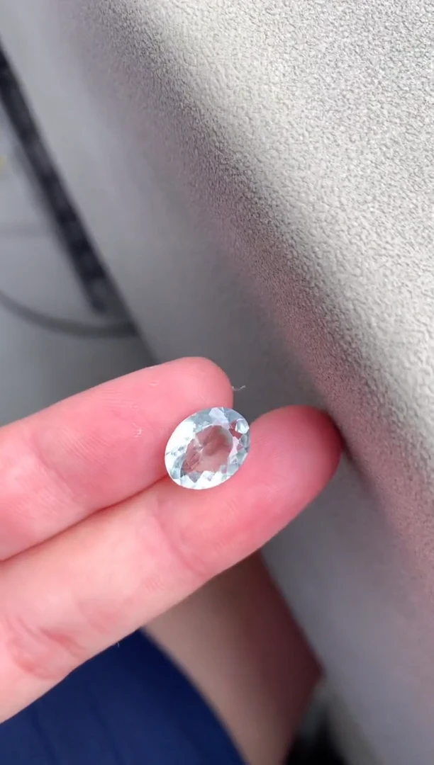 海蓝宝石裸石未镶嵌3.25ct