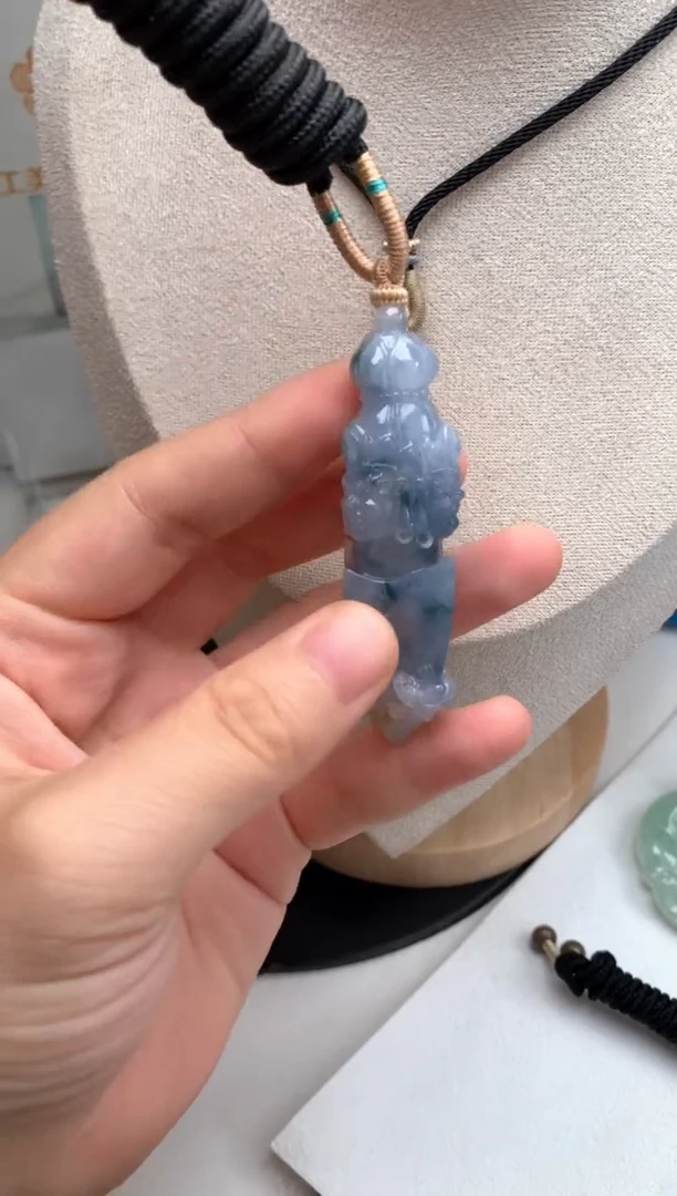 未镶嵌定制翡翠春****o降魔杵24小时鉴赏