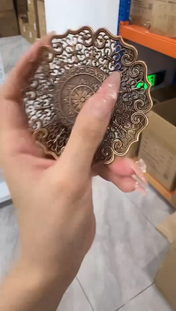 @@禾器铜合金莲花杯垫