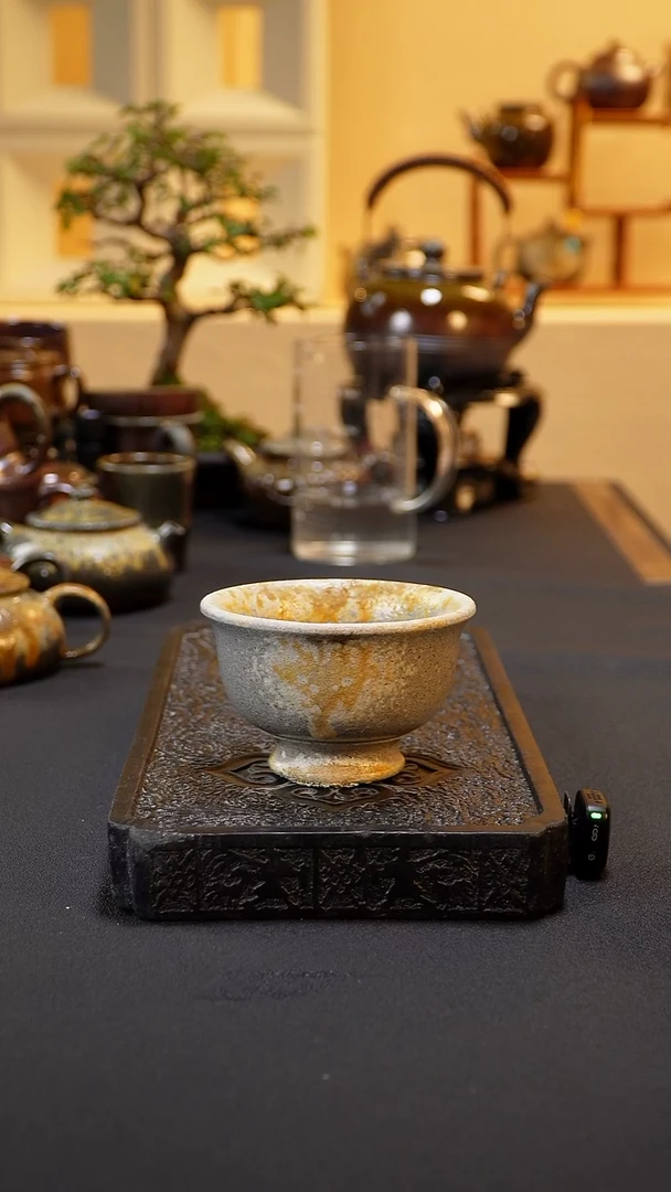 茶壶紫砂纯自然柴烧