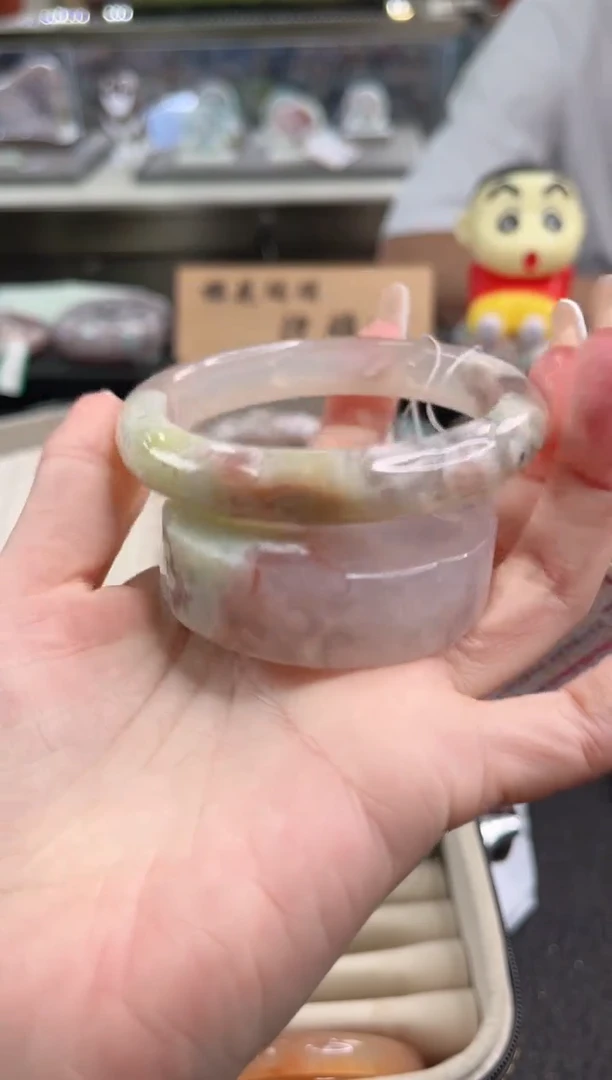 未镶嵌手镯石英质玉57圈口（赠品镯心）S987146