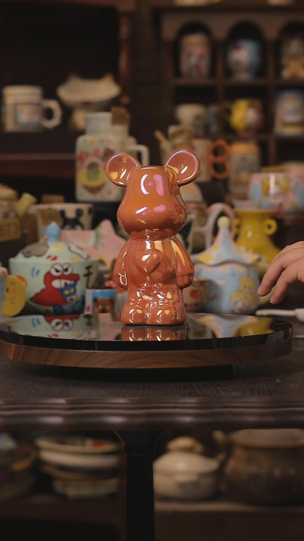 摆件景德镇釉下彩绘设计师款式陶瓷