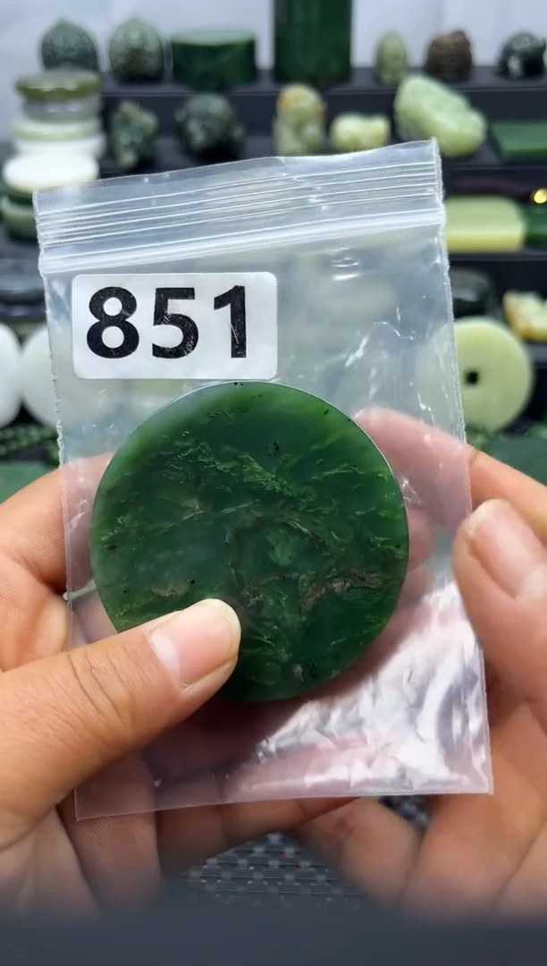 未镶嵌和田玉珠宝半成品镯芯