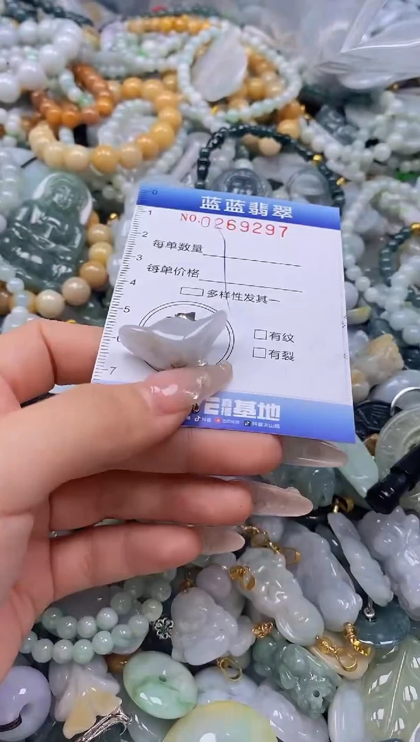 翡翠未镶嵌颈饰闪购0269297