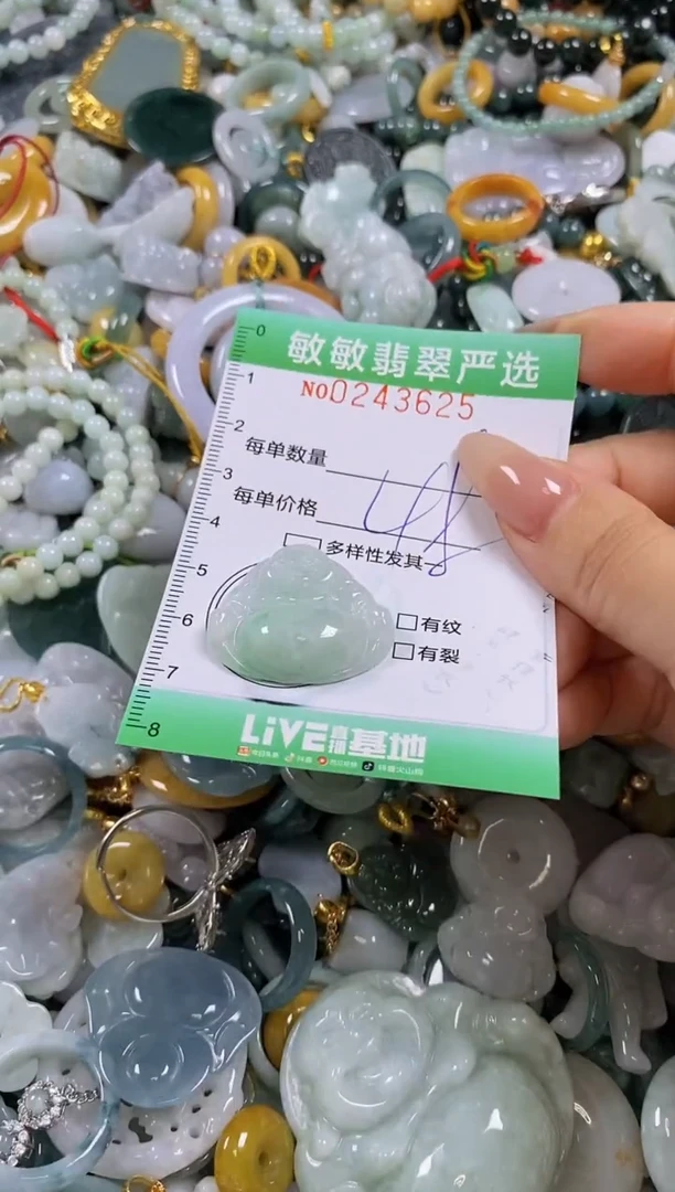 翡翠未镶嵌颈饰闪购0243625