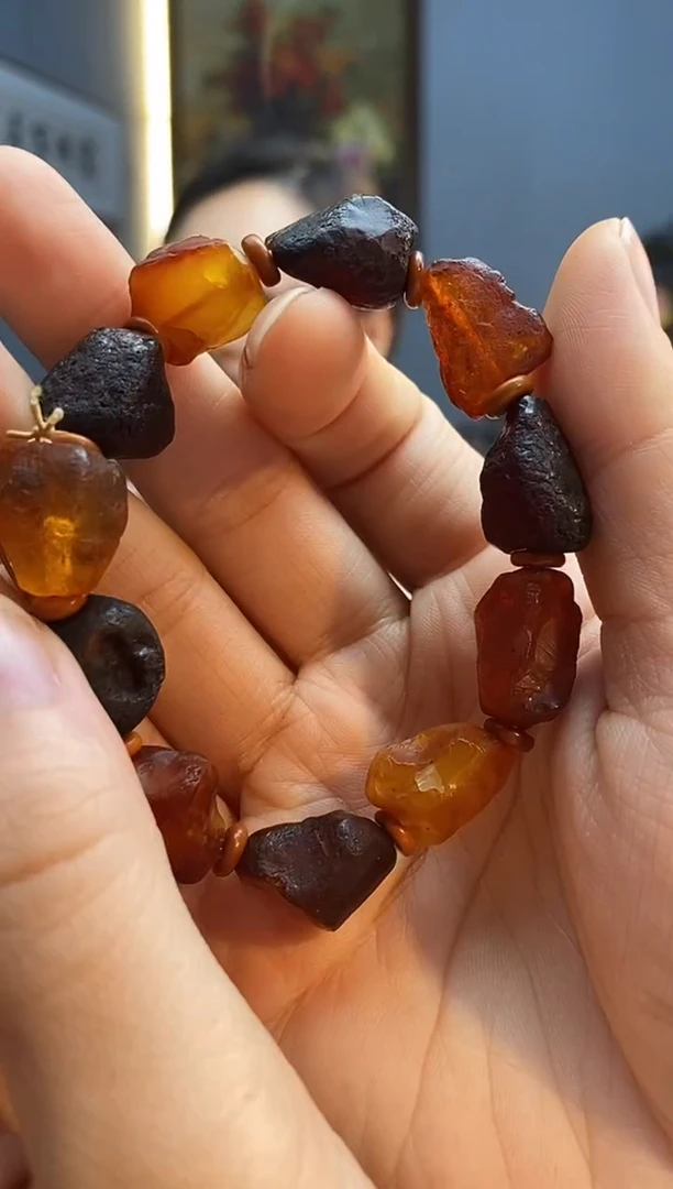 手串琥珀未镶嵌手串