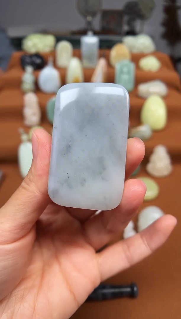 颈饰未镶嵌和田玉平安牌