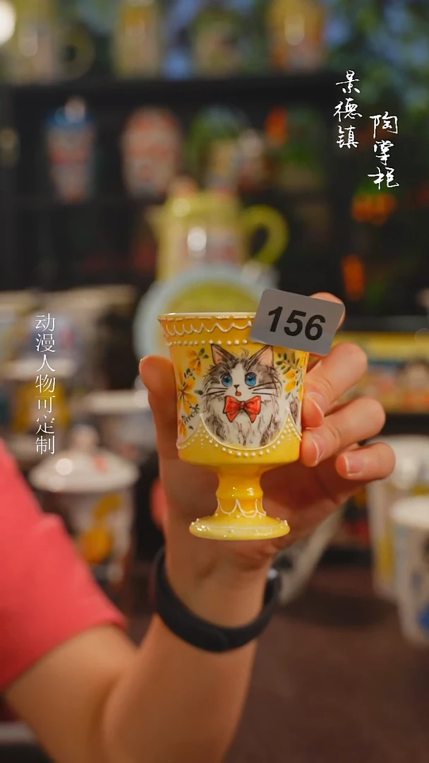 景德镇高温釉下彩纯手工手绘156