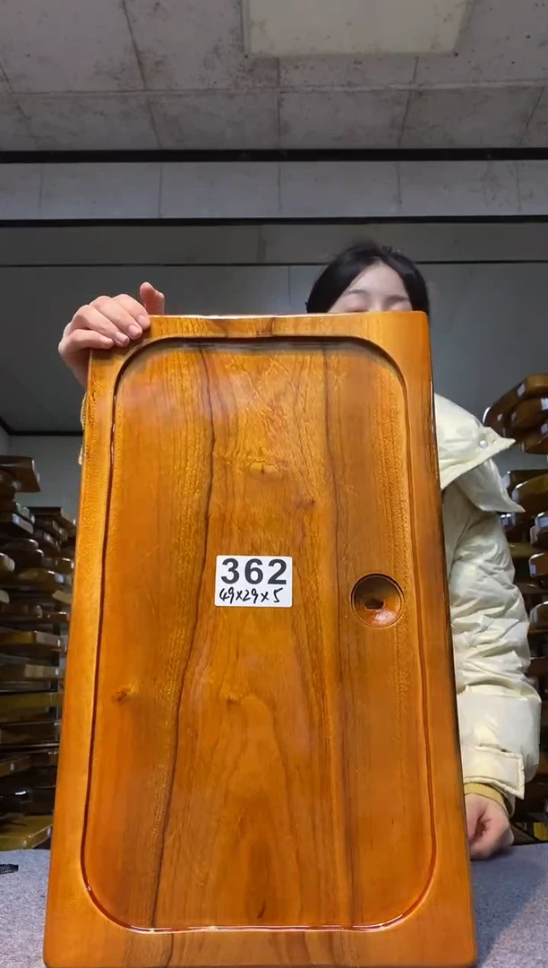 实木原木茶盘 一物一拍(不含配件）