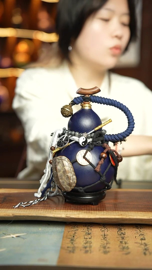 55号600ml左右非遗大漆酒葫芦