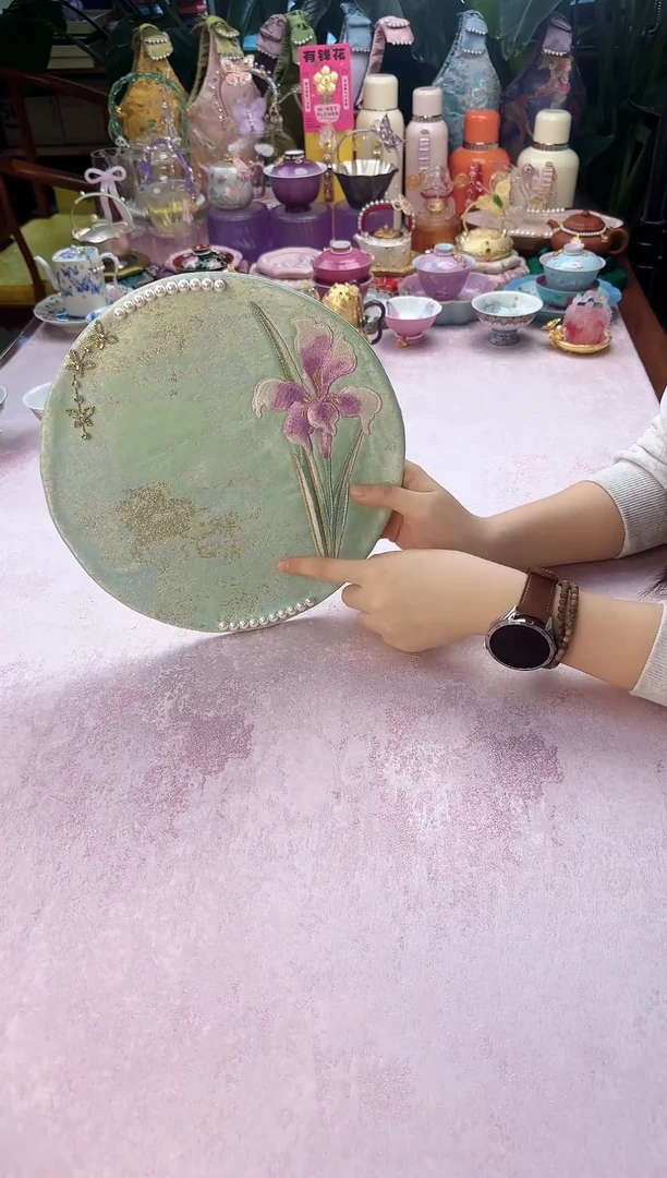 59果 绿色 圆茶席