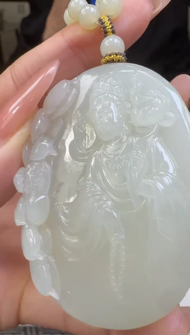 颈饰未镶嵌和田玉39826