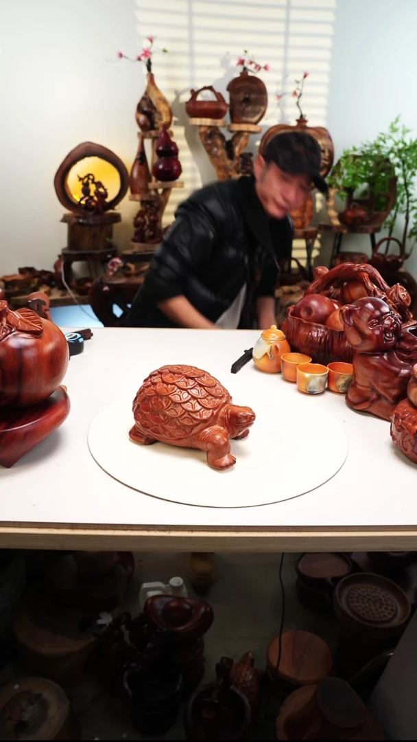 木A27香樟木摆件/金钱龟