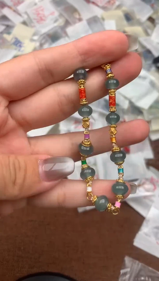 银S925镶嵌挂件翡翠—