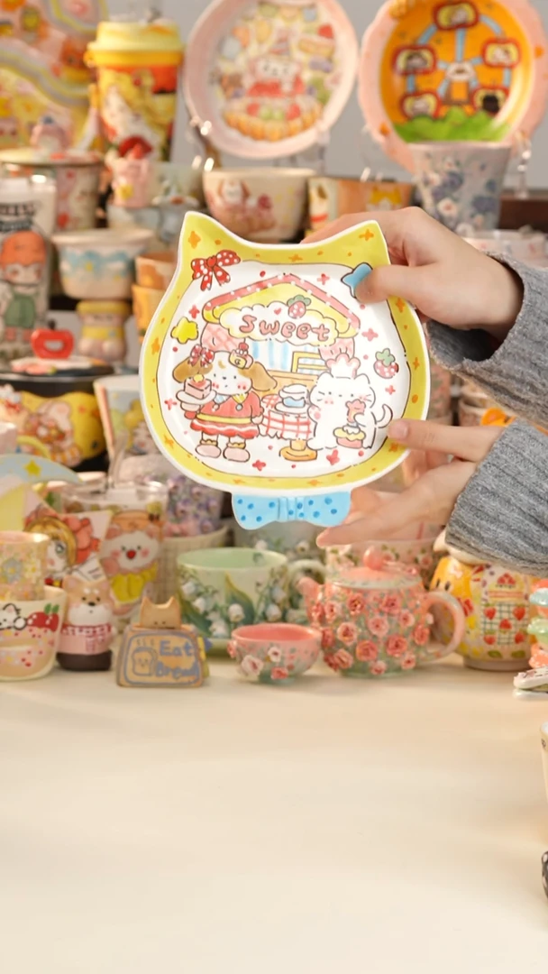 其他陶景德镇釉下彩手绘设计师款陶瓷