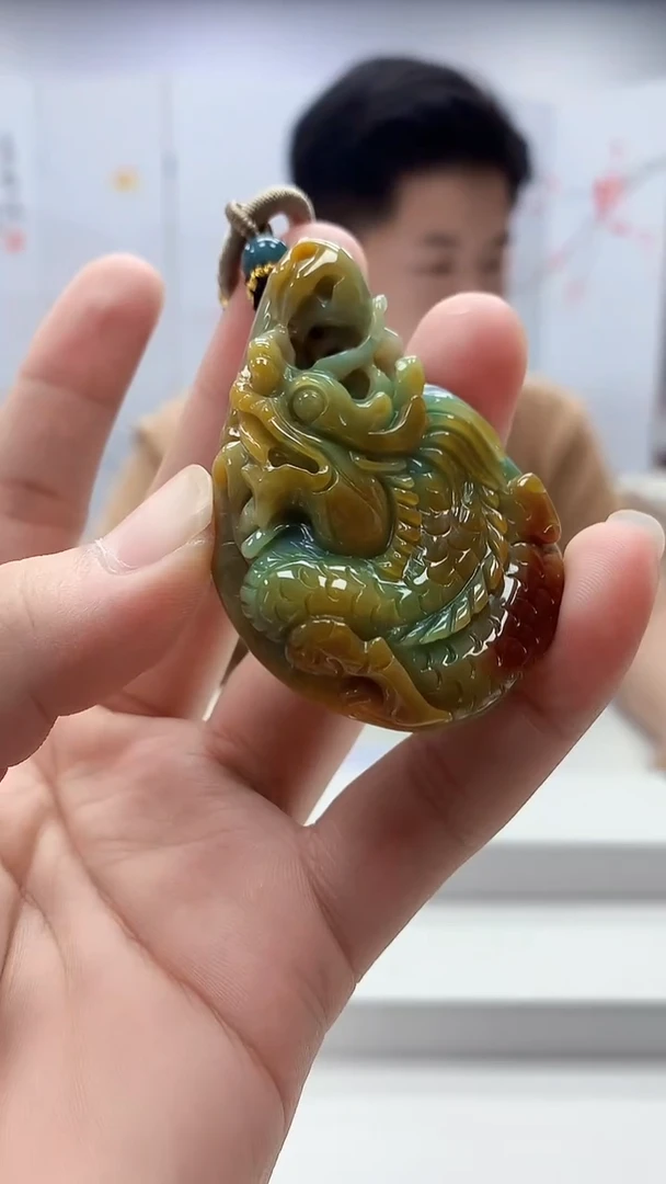 定制翡翠未镶嵌4917bb-毛货挂件19