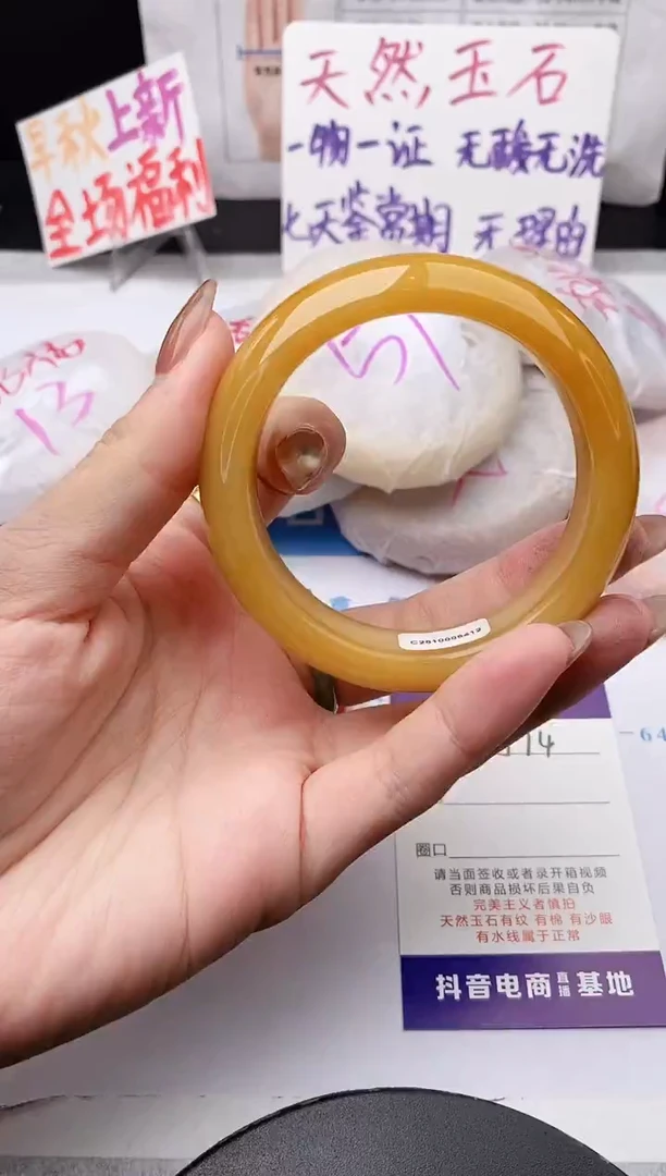 未镶嵌手镯石英质玉j74-HB54+