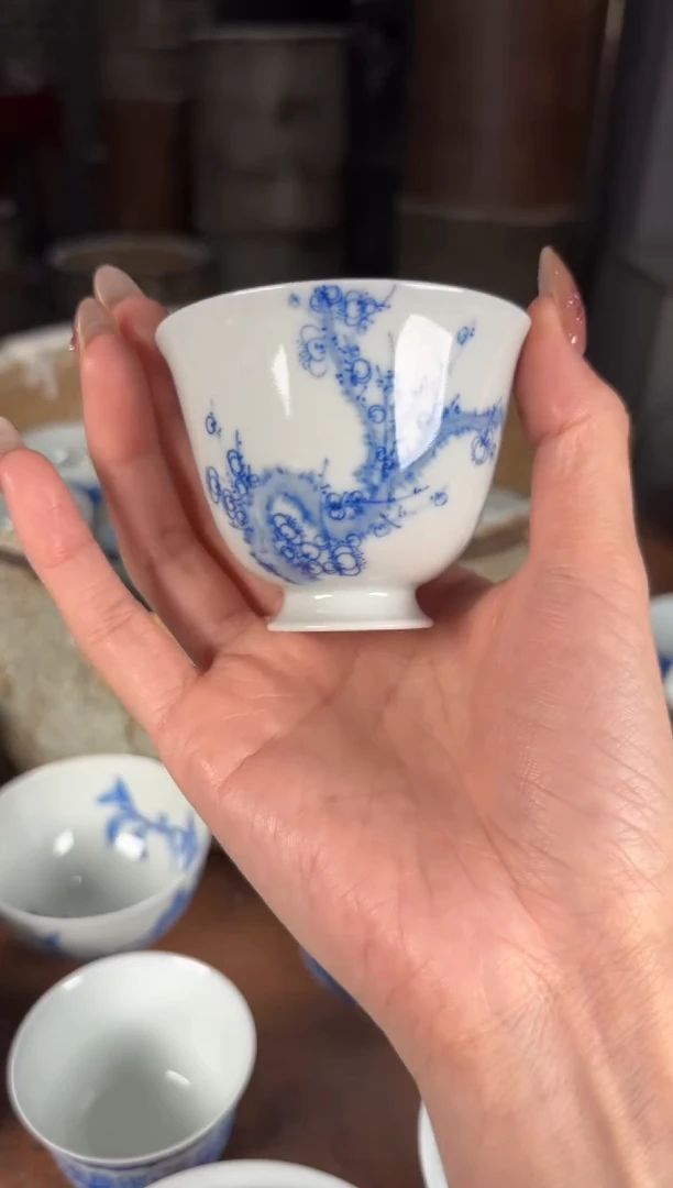 杯看山柴窑青花看山柴窑青花
