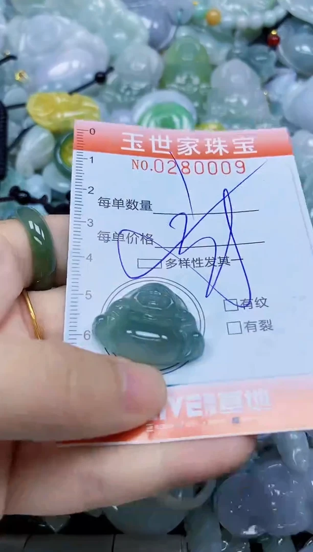 翡翠未镶嵌颈饰闪购0280009多样性发其一
