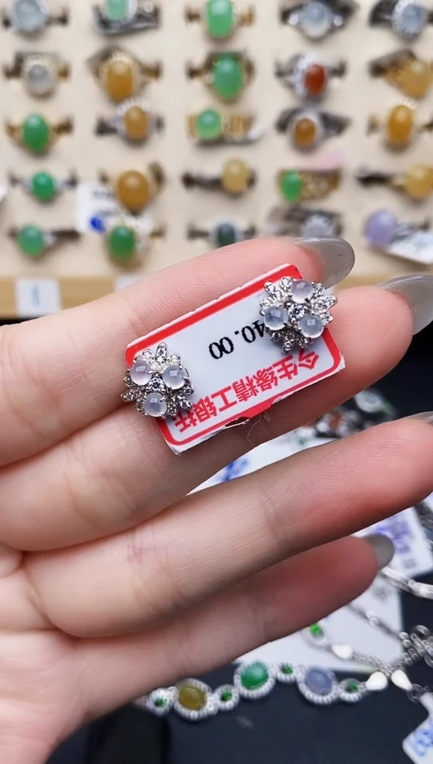 银S925镶嵌戒指翡翠933