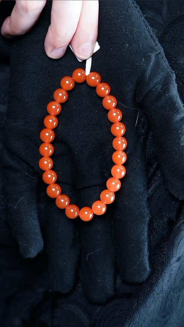 【闪购商品】南红玛瑙手串未镶嵌保山@@SCBS单-8m高光手工