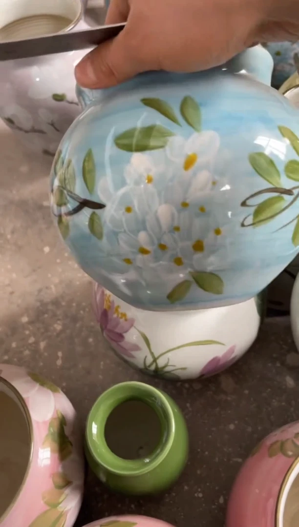 瓶瓷景德镇手绘花瓶