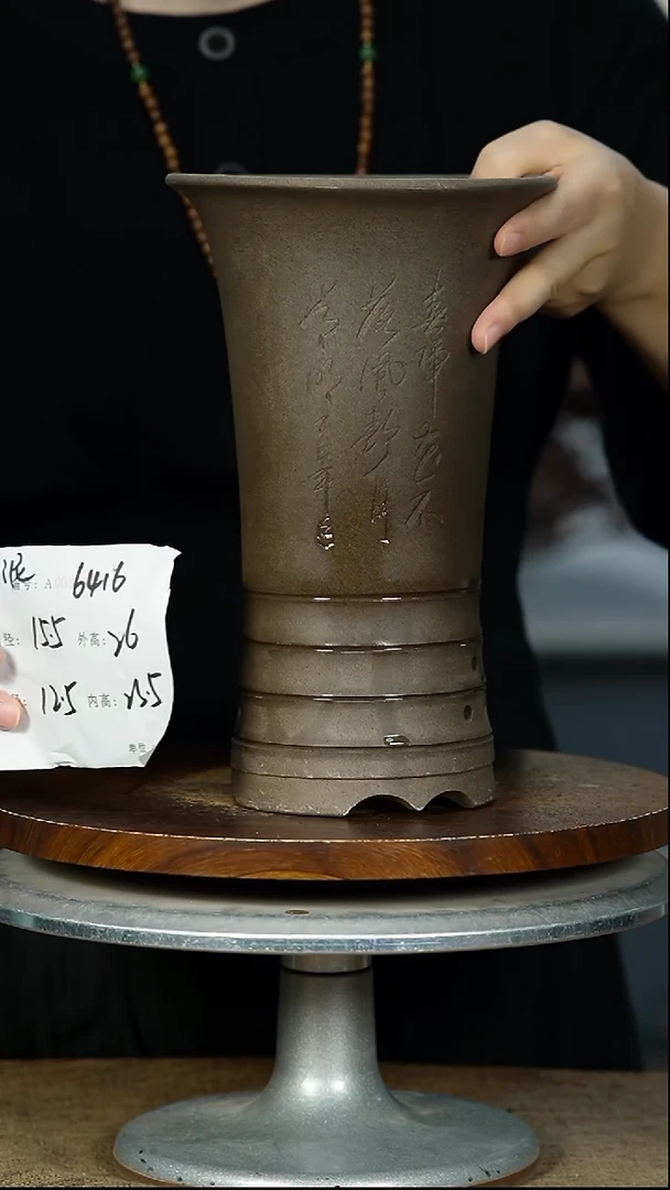 紫砂花盆6416 紫砂花盆紫砂