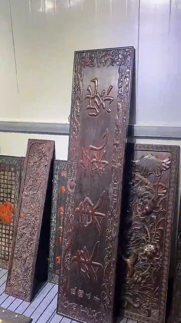 木紫檀雕刻一物一拍