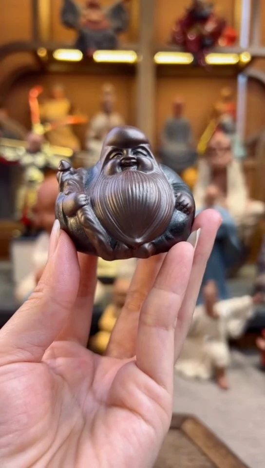 紫砂茶宠器闵茶宠摆件