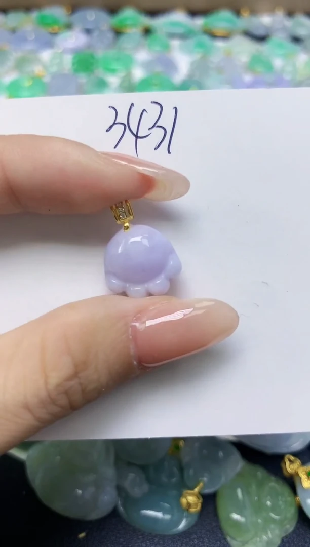 翡翠未镶嵌颈饰天然缅甸翡翠A货