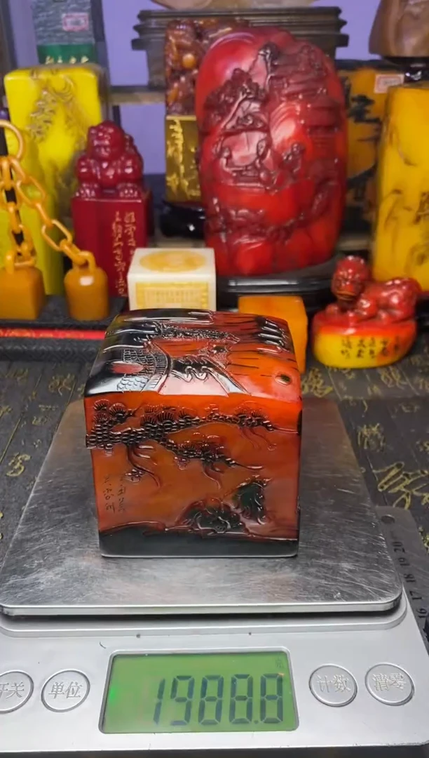 寿山石印石纯天然篆刻石料