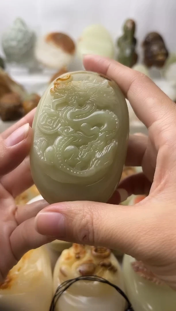 石材古青石棉纹正常不退换盘龙