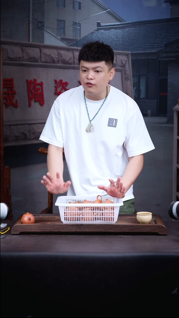 茶壶紫砂五彩泥刻绘随机