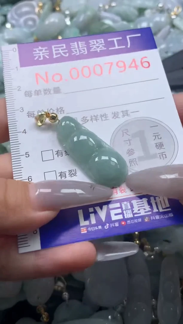颈饰未镶嵌翡翠7946