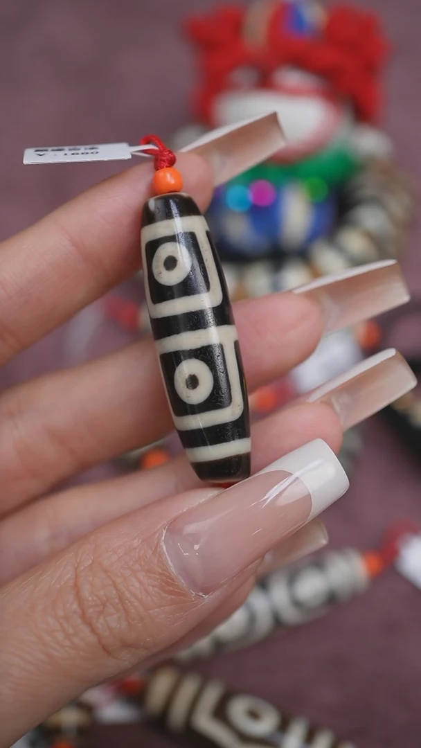 【闪购商品】玛瑙/玉髓颈饰未镶嵌蚀花玛瑙珠定制编绳