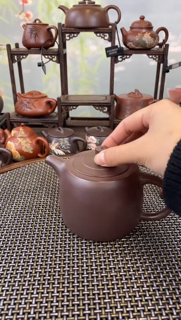 茶壶紫砂紫泥汉掇