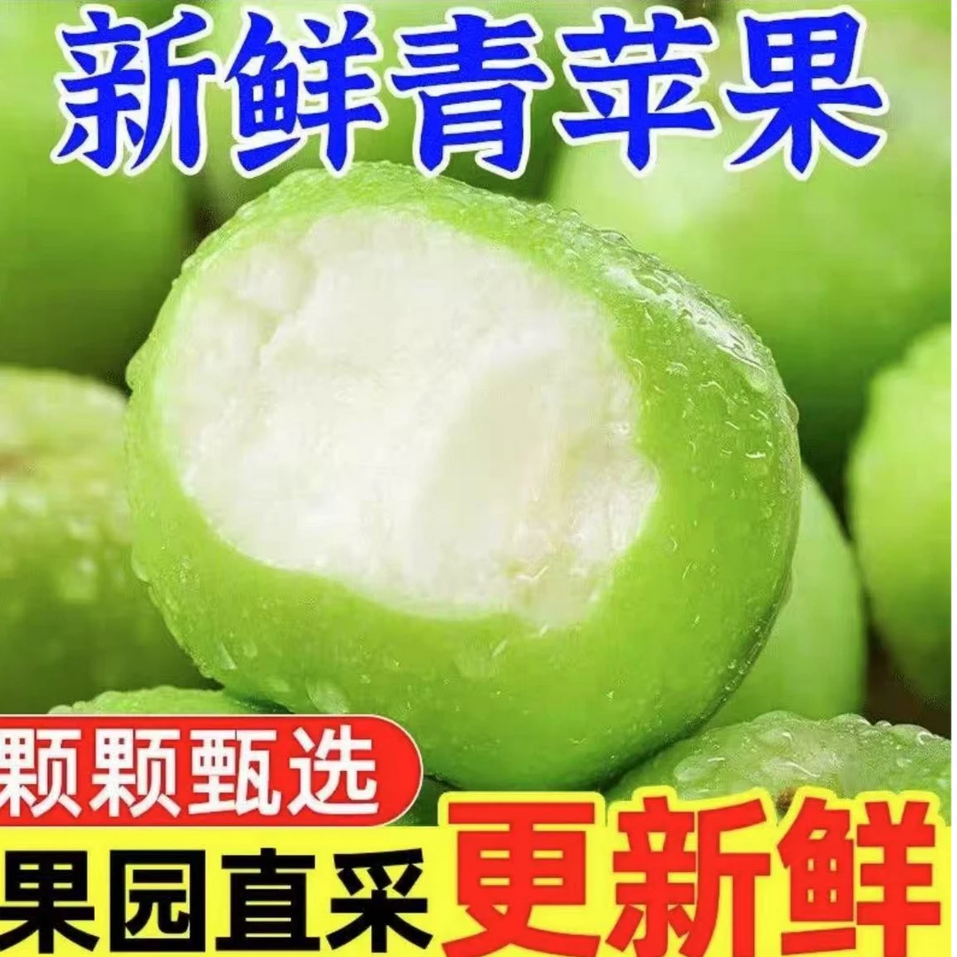 W新鲜青苹果当季现摘酸爽可口孕妇水果