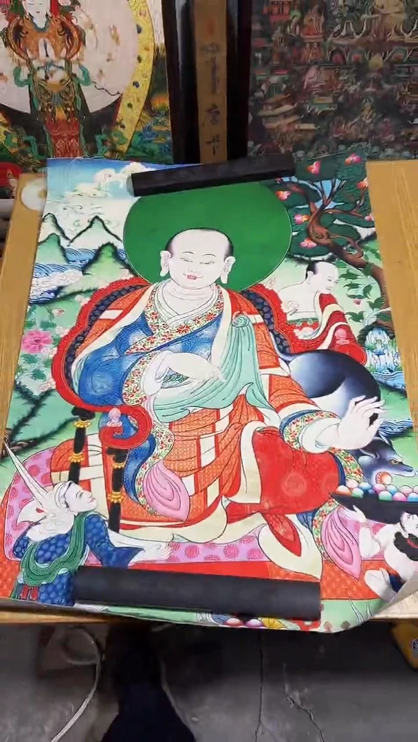 卷轴画卷轴唐卡商品