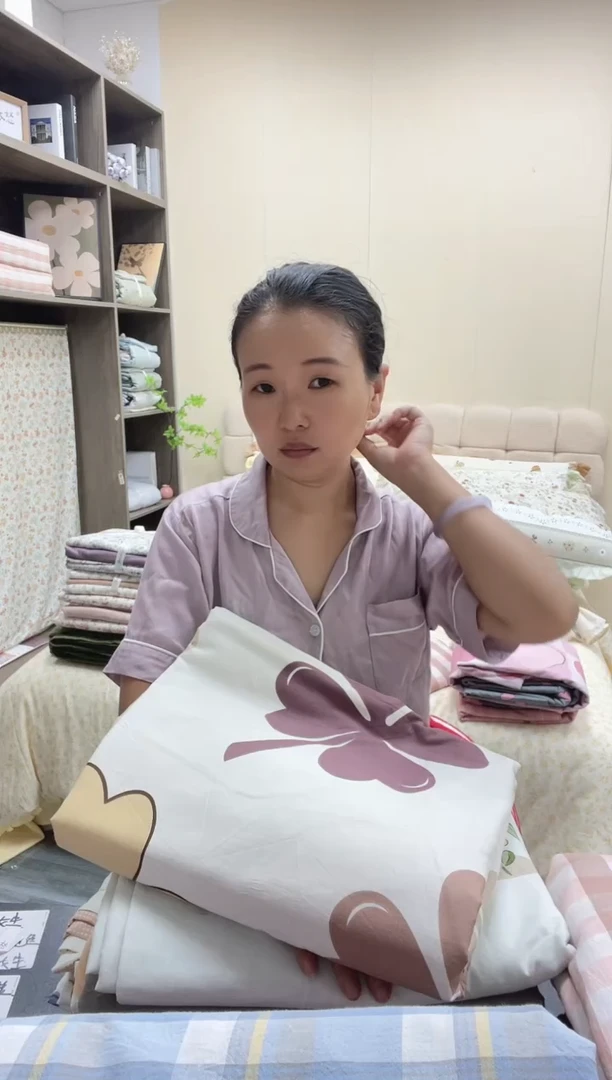 棉不挑色200*230被套100%棉假一赔万