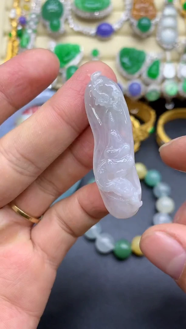 颈饰未镶嵌翡翠408-中国好珍宝