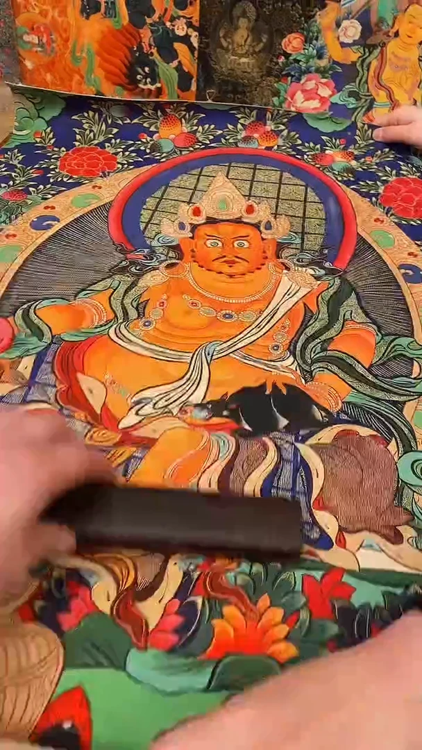 装裱画精美唐卡tk16056