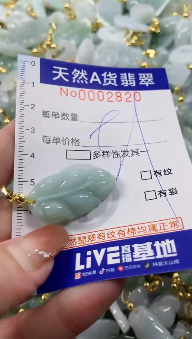 颈饰未镶嵌翡翠天然A货翡翠