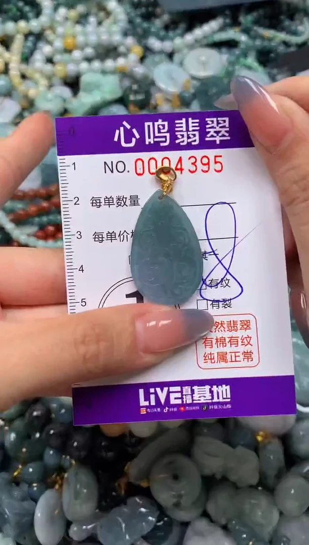 颈饰未镶嵌翡翠闪购004395