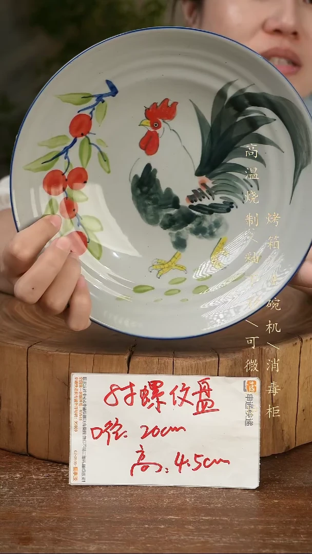 碗瓷景德镇手工手绘高温瓷釉下彩