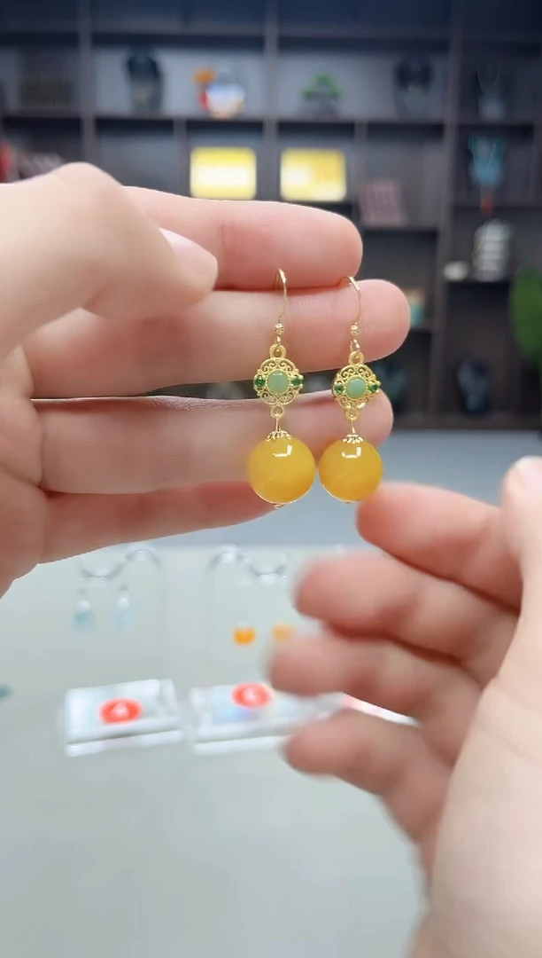 未镶嵌耳饰玛瑙/玉髓202000