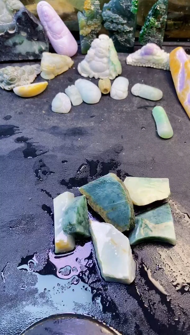 未镶嵌挂件翡翠天然翡翠076