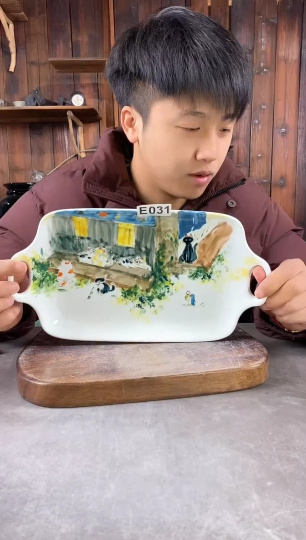 【闪购商品】碗031，手工手绘，新年快乐！